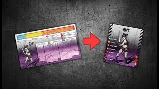 Zombicide Invader-Format Classic ID Card Template Tutorial