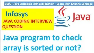 Java Program to check whether given array is sorted or not?