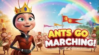The Ants Go Marching  | 1-2-3 Counting Song for Kids #antsgomarching #marchingsong