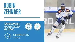 Robin Zehnder - College Hockey Recruiting Spring 2026