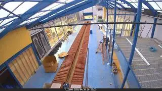 The Auto Spa Express interior construction time-lapse video
