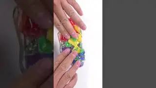 Rainbow Wax cracking! Slime Tube!