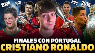 TODAS las FINALES de CRISTIANO RONALDO con PORTUGAL (2004-2025) - REACCIÓN | thomyadan