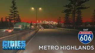 Cities: Skylines - First Person Drive - Arrival from Airport