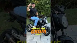 РЕМОНТ МОЕГО HONDA GROM 2025 ГОДА, часть 2 &mdash; Как правильно отрегулировать цепь 🏍️💨