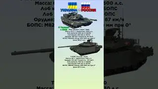 М1А1 Abrams Украина/США VS T-90M Россия