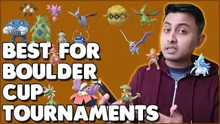 BEST PVP BOULDER CUP TOURNAMENT META RELEVANT POKEMONS - POKEMON GO