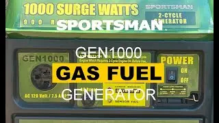 1000 Surge Watts Sportsman Generator with CO Detector GEN1000
