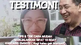 TESTIMONI, TIPS & TRIK CARA MUDAH MENJALANKAN 18 SIFAT LARANGAN DALAM ILMU RDAY KANDANG EMBEEE