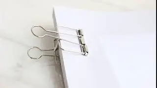 Metal Hollow Long Tail Clip Creative Stationery Office Paper Clip