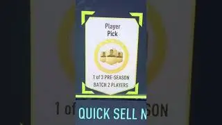 Pre-Season Batch 2 Player Pick #shorts #new #fifa #fifa22 #fut22 #preseason