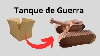 Tanque de Guerra de papelão