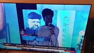 Rami Chuene pays her last respect... Presley Chweneyagae funerals service..RIP Cobrizi 🥲