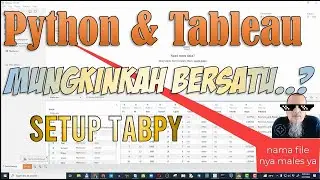 Python in Tableau (setup tabpy)