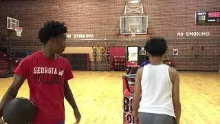 ELITE ADVANCED BASKETBALL TRAINING @ D.A.T. 7-19-25 4 MINUTE LIGHT BALL BALL HANDLING WORKOUT 