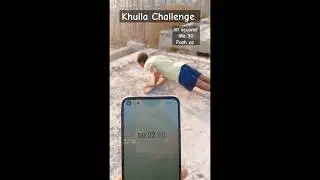 🫵Khulla Challenge 30. second me 50/ Pure Fitness Industry ko#youtube #challenge #shortsfeed #pushups