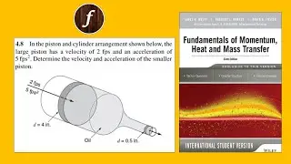 Chapter 4 Q4.8  | Fundamentals of Momentum Heat and Mass Transfer | Welty, Rorrer, Foster