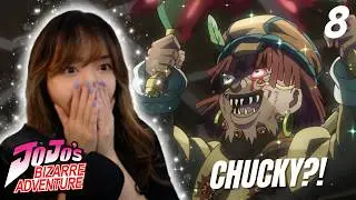 Polnareff vs Ebony Devil 🔥 JoJo's Stardust Crusaders Ep 8 REACTION