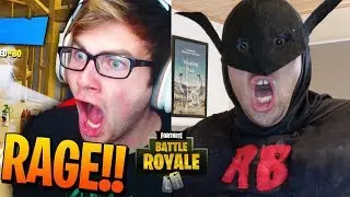 ULTIMATE Fortnite RAGE Compilation (RACKABAT REACTION!!)