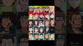 Naruto Character's Development😶&zwj;🌫️ #anime #naruto