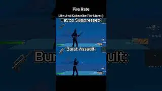 Ultimate FORTNITE Gun Showdown: Havoc Suppressed Vs. Burst AR #trending#fortnite#shorts#versusbattle