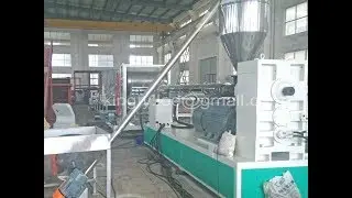 HDPE plastic dimpled drainage sheet making machine, HDPE Dimpled Waterproof Drainage Board Machine