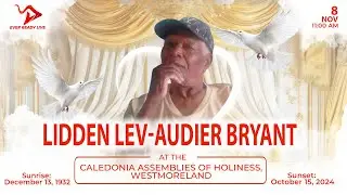 Thanksgiving Service for the late Lidden Lev-Audier Bryant.  On Friday, November 8, 2024 @ 11 AM EST