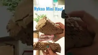 Unboxing Nykaa Order (Mini Haul) #nykaa #nykaahaul #eyebrowpencil #lashes #youtube #shorts