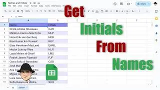 Get Initials from Names – Google Sheets Troubleshooting