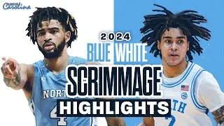 UNC Basketball Blue White Scrimmage Highlights | Inside Carolina Video