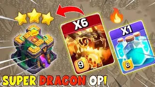 TH14 Super Dragon Attack With Clone Spell | TH14 New Attack Strategy Clash of Clans - COC