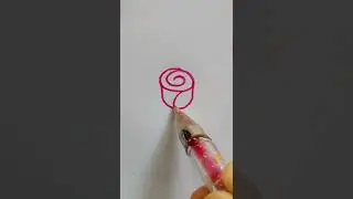 #shorts How To Draw Rose | Drawing Of a Rose #art #rose #drawing