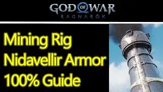 God of War Ragnarok mining rig chest and puzzle guide, in service of asgard labor quest, nidavellir