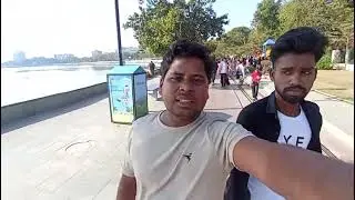 My new block 😎 Ahmedabad kakriya 🏞️🙏 #viralvideo 