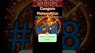 Canguro Matem&aacute;tico 18  #olimpiadasmatematicas #cangurumatematico