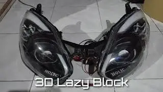 Lampu Agya Ayla 3D Lazy Concept