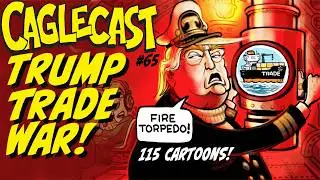 Trump Trade War: 115 Funny Political Cartoons on Global Economy Crash!