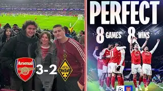 ARSENAL MAKE HISTORY IN THE CHAMPIONS LEAGUE | ARSENAL 3-2 KAIRAT ALMATY | CHAMPIONS LEAGUE VLOG