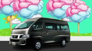 Nissan NV350 at the Cotton Candy forest