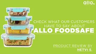 Glass lunch box review by customer | Allo Innoware | Foodsafe series