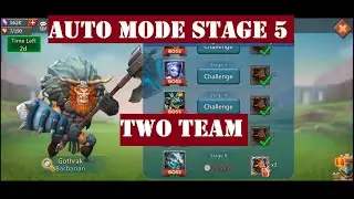 2 F2P TEAM FULLY AUTO MODE: BARBARIAN (GOTHRAK) STAGE 5: 100% F2P ACCOUNT