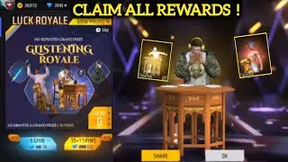 NEW LUCK ROYALE EVENT FREE FIRE 🥳| CLAIM ALL REWARDS 🤑| FREE FIRE NEW EVENT TODAY 🌞| NEW FF EVENT