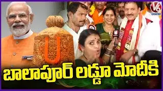 Teenmaar Chandravva Chit Chat With Balapur Laddu Winner Kolan Shankar Reddy | V6 News