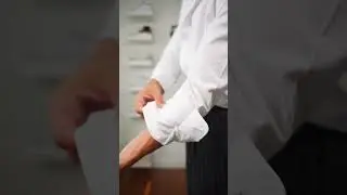 Как идеально закатать рукава! #мода
