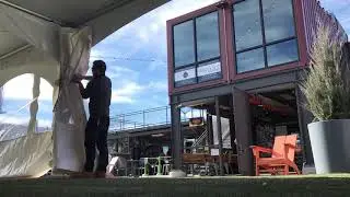 How to Open/Close Your Frame Tent Walls | FLEXX Productions