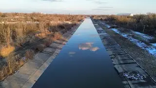 A Flight Over: The River Rouge Canal: Drone Footage (Dearborn, Michigan)