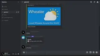 WEATHER BOT DISCORD