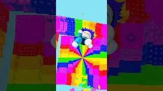 Baby Thanos Does Infinite Jump Stairs 🟪🤯 | Roblox Trend Short