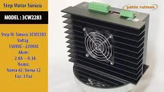 STEP MOTOR SÜRÜCÜ | 3CW2283 |  step motor sürücüsü, step motor sürücü bağlantısı