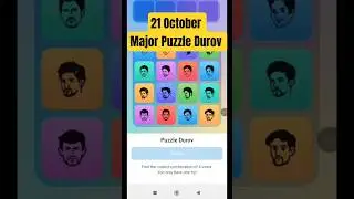 21 October Major Puzzle Durov Solved Today 🔥Major daily combo lottery Puzzle🔥Today Major Combo Card